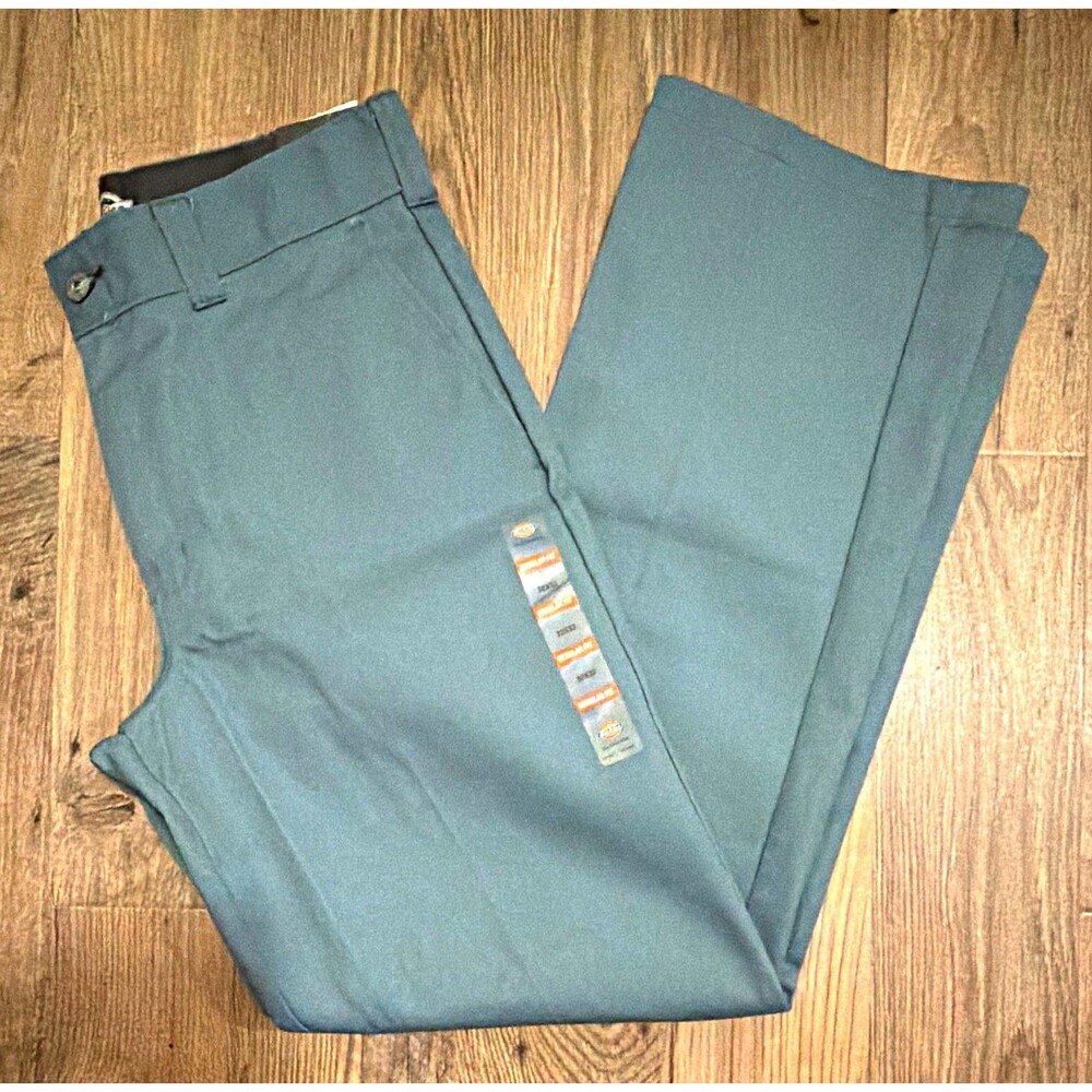 Dickies Skateboarding Green Twill Pants Regular Fit Straight Leg 32x32
